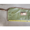 Image 2 : Vintage Green & Tan Leather Soft-Lined Zip-Up Rifle Case ~42in (Damaged - See Photos)