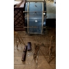 Image 1 : Antique Light Up Base Drum with Accessories as Pictured
