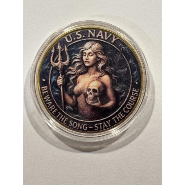 Limited Edition United States NAVY 250th Anniversary Commemorative Coin - Mint Condition