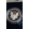 Image 2 : 2004-W 90% Silver American Eagle 1 Oz Proof Coin with Velvet Box & COA