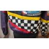 Image 13 : Vintage TAEBO Buddy Lazier Indy Racing 2000 Northern Light Series Medium Leather Jacket 