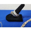 Image 5 : Lot of Sterling Silver Jewlery: (2) Necklaces, (2) Rings, & Butterfly Pendant TW: 27g
Necklaces 15in