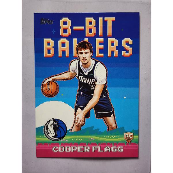 Cooper Flagg #8B-31 Topps 2025 Dallas Mavericks Basketball ROOKIE Trading Card
