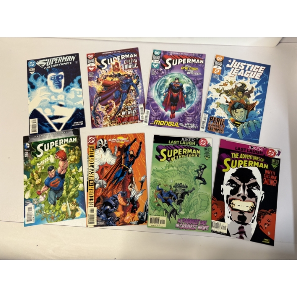 Superman Comic Books - Set of 8 Comic Books -  DC Comics - The Adventures of Superman - DC Comics