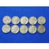 Image 1 : x10 Assorted Years Jefferson Wartime Nickels FV: $0.50