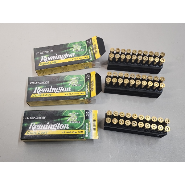 3 Full Boxes of Remington 30-30 Core-Lokt 170 GR HP