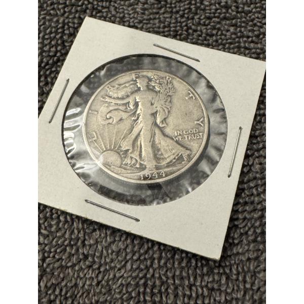 1944-S United States Walking Liberty Half Dollar Coin - Harder Date To Find
