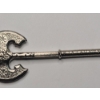 Image 4 : Investment Castor Handcrafted Thors Reward Baldur's Labrys 10.1g .999 Fine Silver Axe