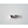 Image 5 : Nice 14K White Gold with Solitaire Diamond Pendant Total Weight: 0.8g