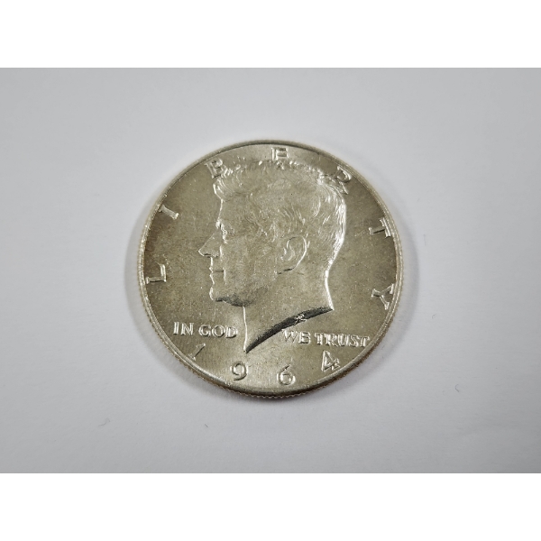 1964 Liberty JFK 90 % Silver Half Dollar - Great Condition