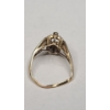 Image 4 : Women's 10K Yellow Gold Victorian-Style Ring With Empty Marquise Setting - Size 6 - Weight: 2.6g