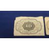 Image 3 : Lot of Two 10 Cents First Issue United States Fractional Currency With Monogram FR#1242 