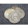 Image 1 : Four 90% Silver United States Washington Quarter Dollars ~ $1.00 Face Value