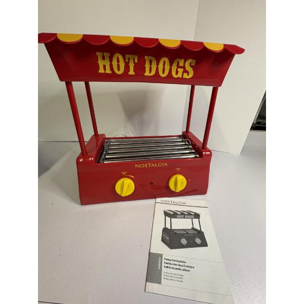 Nostalgia Hot Dog Roller - In Working Condition! Adorable - Comes with Instruction Manual