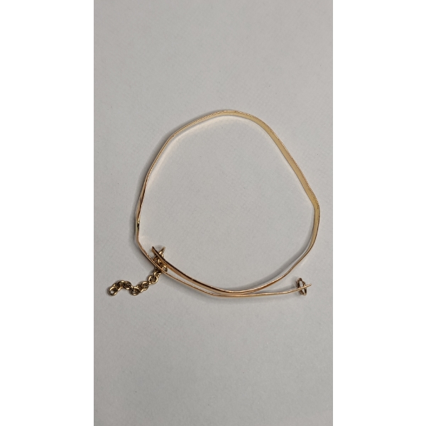 14K Yellow Gold Bracelet - Damaged - Weight: 5.3g