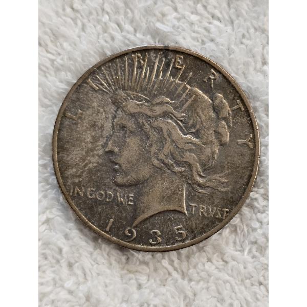 1935 United States 90% Silver Peace Dollar
