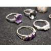 Image 3 : Gorgeous Sterling Silver Rings Ft. Citrine, Rainbow Topaz & More Weighing Total of 15.8 Grams