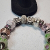 Image 3 : Sterling Silver Pandora-Like Charm Bracelet & Two Rings - See Photos! 