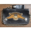 Image 3 : (2) Leather Chain Wallets - Harley Davidson and Motorcycles USA