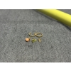 Image 2 : 14k Gold Earrings Total Weight - 1.5 grams