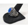 Image 4 : Jostens U.S. Navy Veteran Ring Blue Stone SRD Co. 250 Stainless Military Style Ring