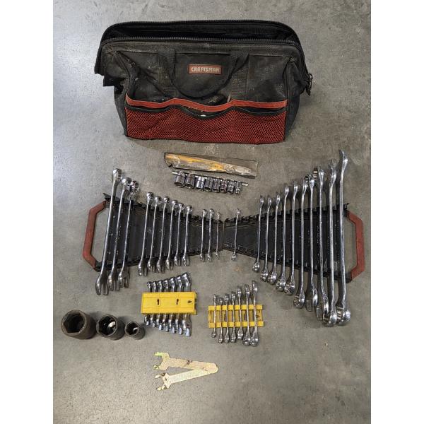 Craftsman Tool Tote, Wrenches & Socket Sets