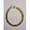 Image 2 : 14K Yellow Gold Nugget Bracelet (Damaged) - Weight: 19g