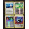 Image 1 : Four Assorted Holo & Reverse Holo Trainer & Supporter Vintage Pokemon Trading Cards ~ Includes Rowan
