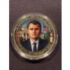 Image 1 : Limited Edition JUSTICE FOR CHARLIE KIRK Challenge Coin - Mint Condition In Capsule