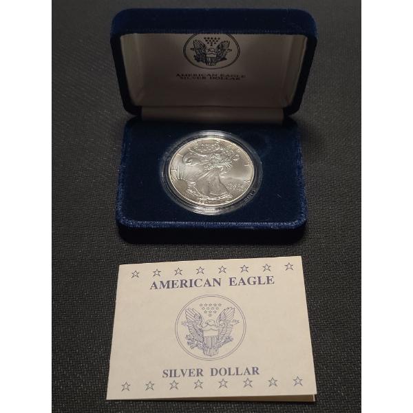 1993-P U.S Mint 1 OZ .999 Fine Silver American Eagle Coin With COA