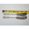 Image 4 : x2 Steiff "Rose" Sterling Silver Butter Knives TW: 62.6g