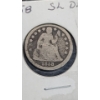 Image 1 : 1858 90% Silver Seated Liberty Dime 