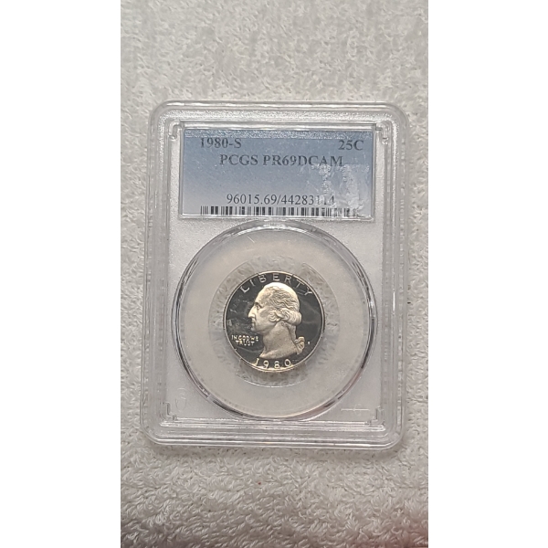 1980-S PCGS PR69DCAM Washington Quarter