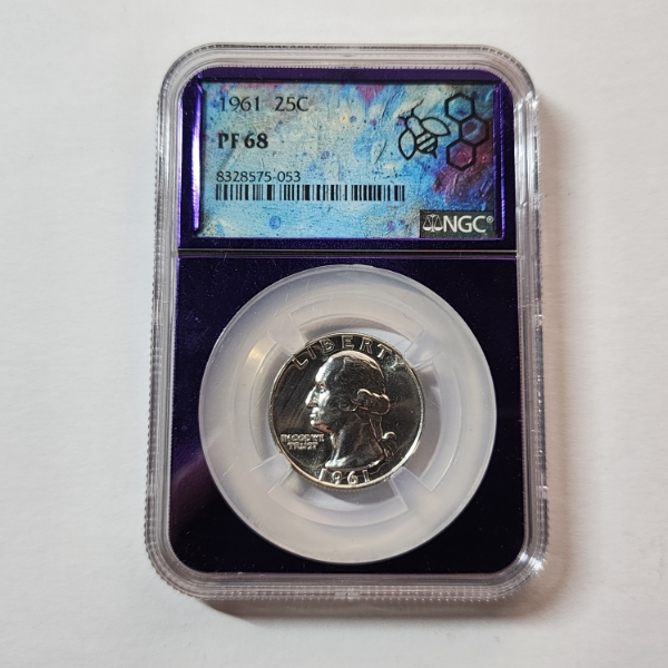NGC PF 68 United States 1961 90% Silver Washington Quarter 