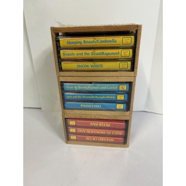Kid's Cassettes - Sleeping Beauty/Cinderella - Beauty and the Beast/Rapunzel - Snow White