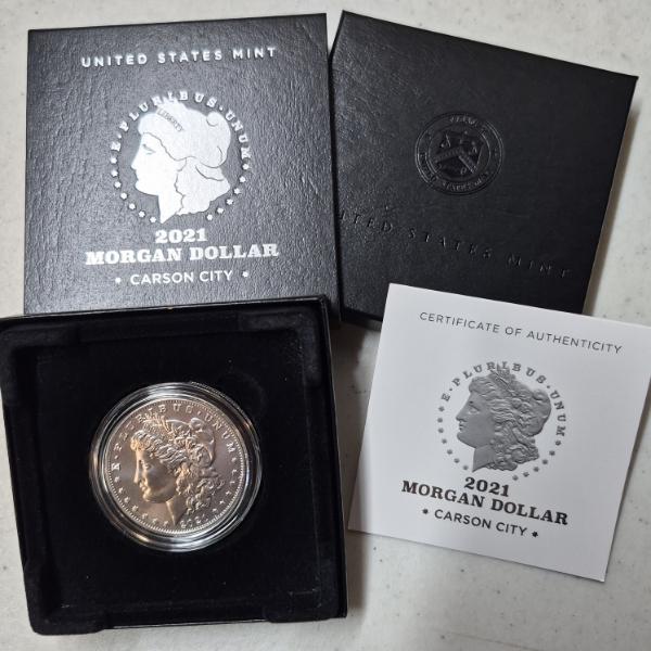 2021 CC Morgan  Silver Dollar Proof In Case  .858 Tr Oz Silver Content