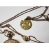 Image 8 : Gold-Filled Pocket Watch -Engraved Back & Photo, Adjustable Chain - Gorgeous Piece