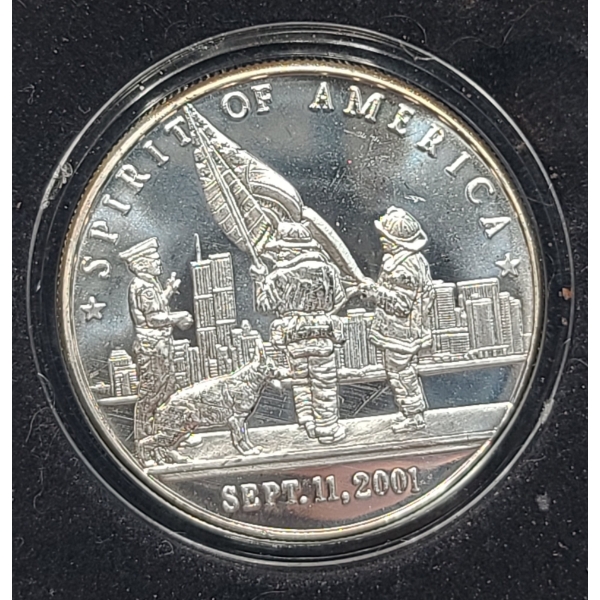 "Spirit of America" 1 Oz .999 Fine Silver Round "Spirit of America"