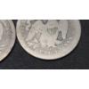 Image 3 : 1857-O & 1877-S 90% Silver Liberty Seated Quarter With Arrows - Face Value: $0.50
