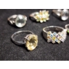 Image 3 : Gorgeous Sterling Silver Rings Ft. Topaz, Sapphire & More - Weighing Total of 17.1 Grams