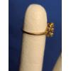 Image 4 : 10K Gold Ring With Emeralds & 10K Gold Open Setting Ring With Clear Stones -Total Weight: 3.5g