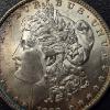 Image 2 : 1889 P   Morgan 90 % Silver Dollar - See Pictures For Grade  