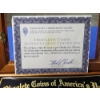 Image 2 : Obsolete Coins of America's Past Coin Collection: 4 Coins in Display Box