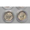 Image 4 : Assorted U.S 90% Silver Dimes - 1915 Barber, 1925, 1939, 1941, 1944 Mercury Dimes - Face Value: 0.50