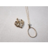 Image 1 : 10K Gold Jewely Pieces: Necklace and Heart "Mom" Pendant Total Weight: 2.0g