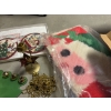Image 7 : *Pick Up At Mantua Home-No Shipping Available* Box of Christmas Decor - Ribbon - Stocking and Tree 