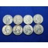 Image 1 : Assorted Years 90% U.S. Silver Quarters - Face Value $2.00