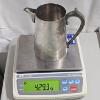 Image 5 : Vintage Monogrammed Higher Percentage Indian Silver Creamer Pitcher Stamped Silver 5" - 429.3 g