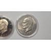 Image 4 : U.S 1974-S Proof, 1977-S Proof, 1978-D Eisenhower Dollars In Coin Capsules - Face Value: $