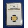 Image 1 : 1843-O $2.50 Quarter Eagle (Small Date) Graded by NGC as AU58
